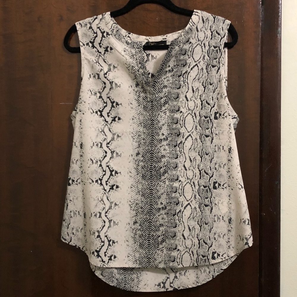 Snake skin top